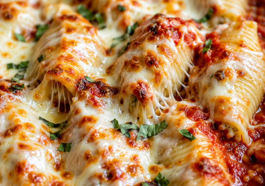 Cheesy Stuffed Pasta Shells