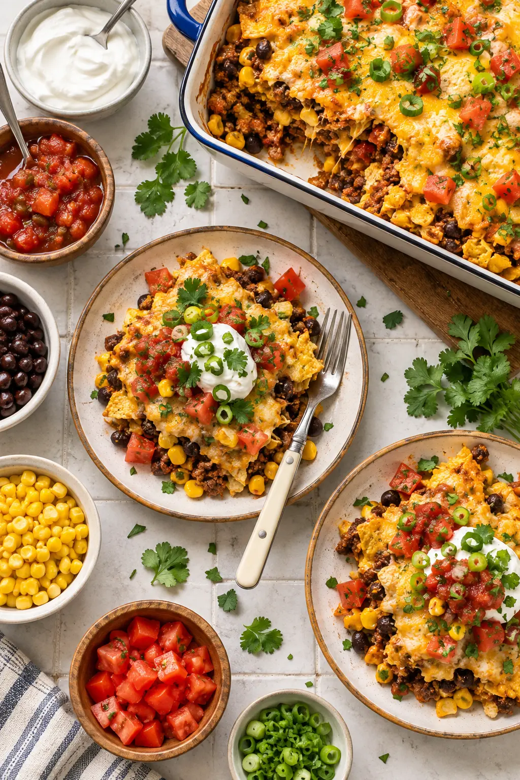 Cheesy Taco Casserole Bake