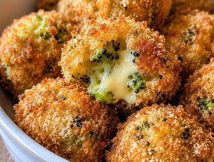Crispy Broccoli Cheese Bites