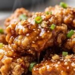 Crispy Chinese Honey Garlic Chicken