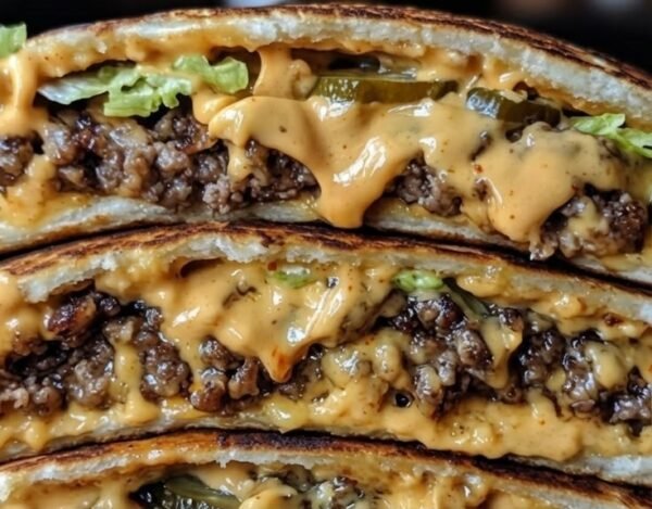 Easy Smashburger Quesadillas