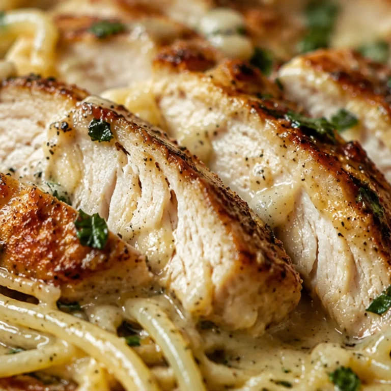 Luscious Garlic Butter Chicken Pasta