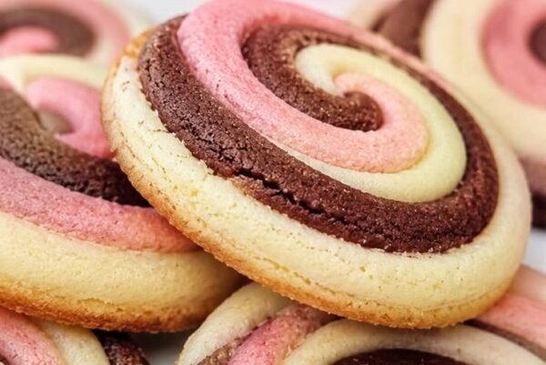 Neapolitan Swirl Cookies