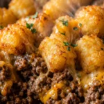 Tater Tot Casserole with Ground Beef