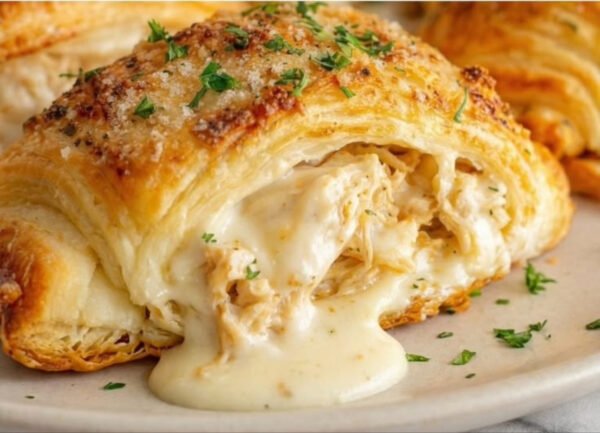 Tender Chicken Pillows with Creamy Parmesan Sauce