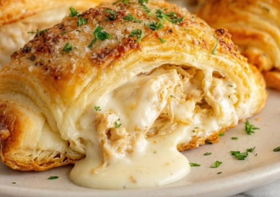 Tender Chicken Pillows with Creamy Parmesan Sauce