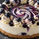 White Chocolate Blueberry Cheesecake