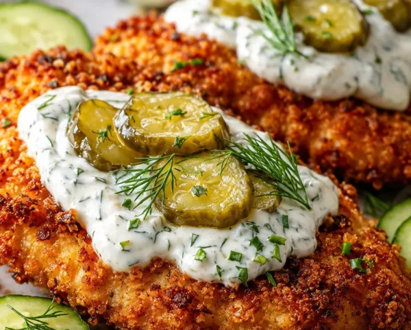 20-Minute Air Fryer Dill Pickle Chicken