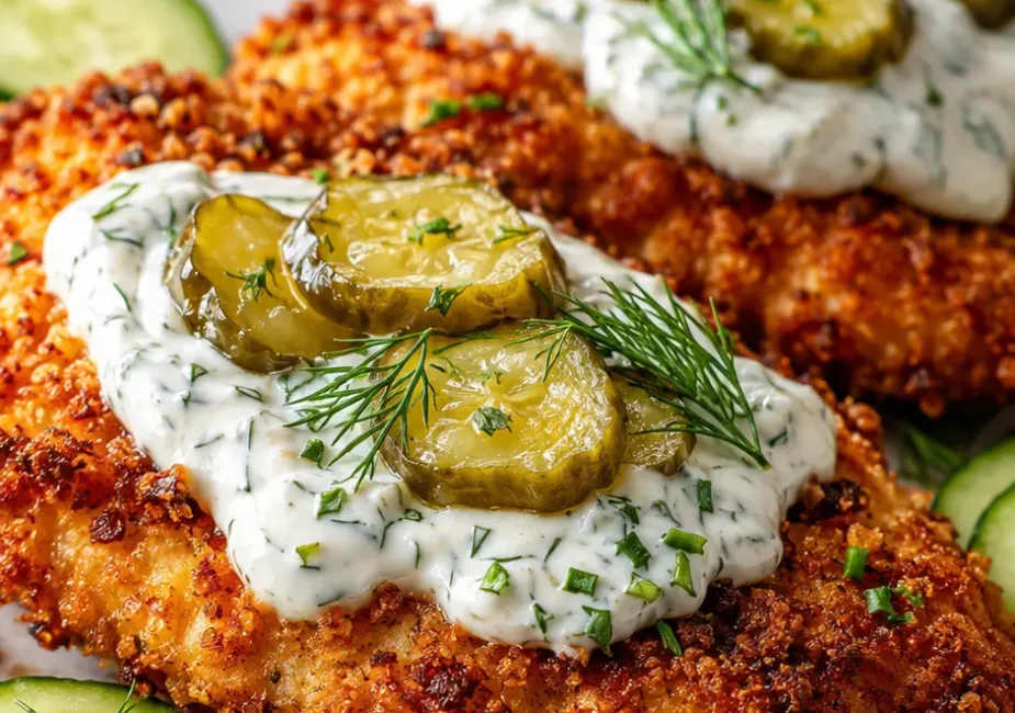 20-Minute Air Fryer Dill Pickle Chicken