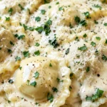 20-Minute Creamy Garlic Parmesan Ravioli Sauce