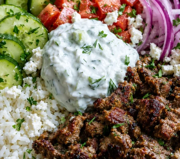 20-Minute Greek Lamb Gyro Bowls