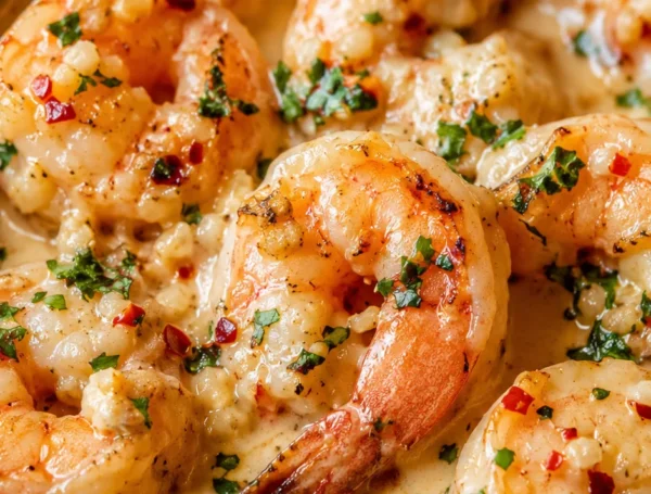20-Minute Creamy Coconut Garlic Shrimp