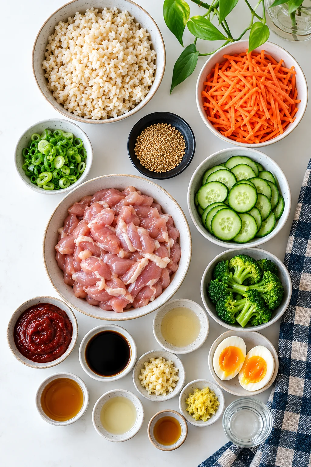 20-Minute Korean BBQ Chicken Bowls Ingredients You’ll Need