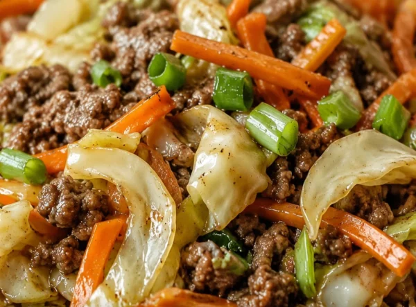 25-Minute Beef and Cabbage Stir Fry