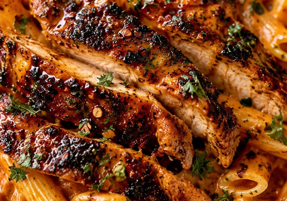 25-Minute Spicy Cajun Honey Butter Chicken Pasta