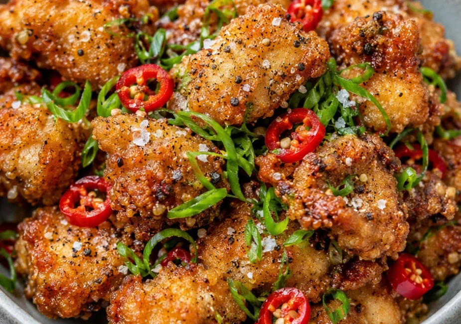 Air Fryer Salt and Pepper Crispy Chicken