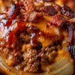 Bacon Cheddar Stuffed Onion Bombs