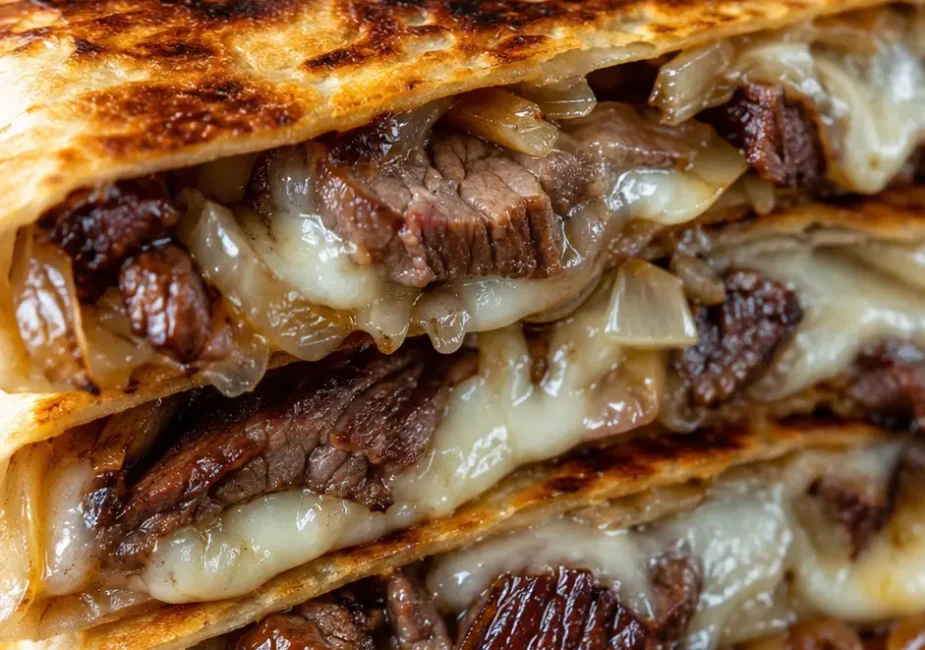 Best Blackstone Steak and Cheese Quesadillas
