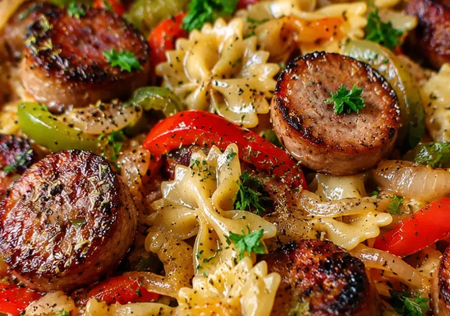 Easy 20-Minute Italian Sausage and Bow Tie Pasta Recipe