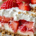 Easy No Bake Strawberry Lasagna