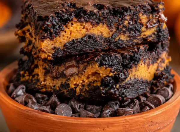 Fudgy Pumpkin Brownies Recipe