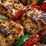 Greek Marinated Chicken Kabobs Recipe