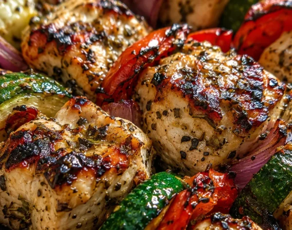 Greek Marinated Chicken Kabobs Recipe