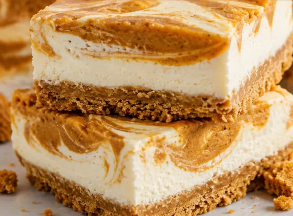 No-Bake Pumpkin Cheesecake Bars