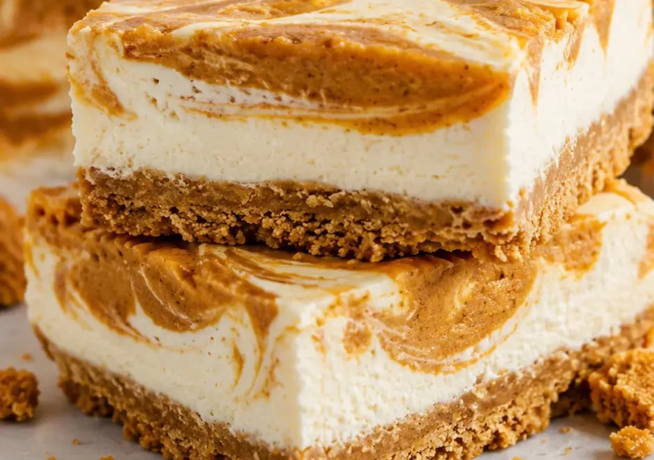 No-Bake Pumpkin Cheesecake Bars