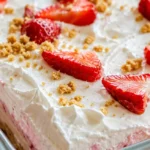 No Bake Strawberry Cheesecake Bars