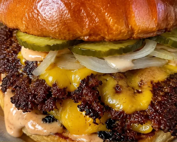 Perfect Crispy Smash Burger Recipe