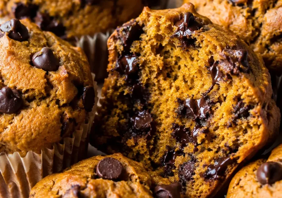 Pumpkin Chocolate Chip Muffins