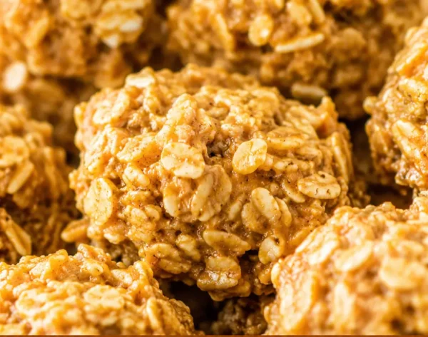 Pumpkin Spice No Bake Cookies