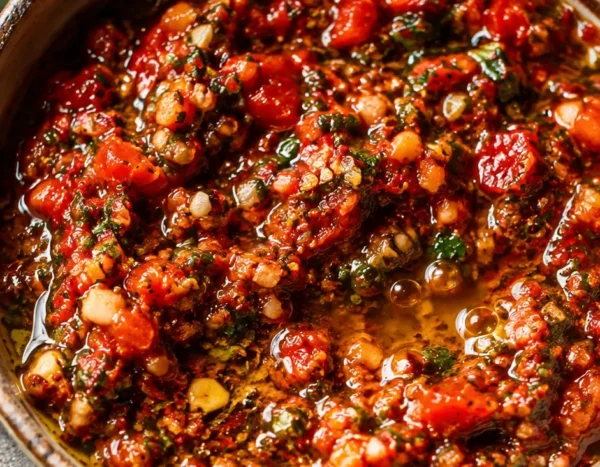 Smoky Red Chimichurri Sauce for Steak