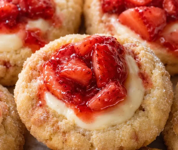 Strawberry Cheesecake Cookies