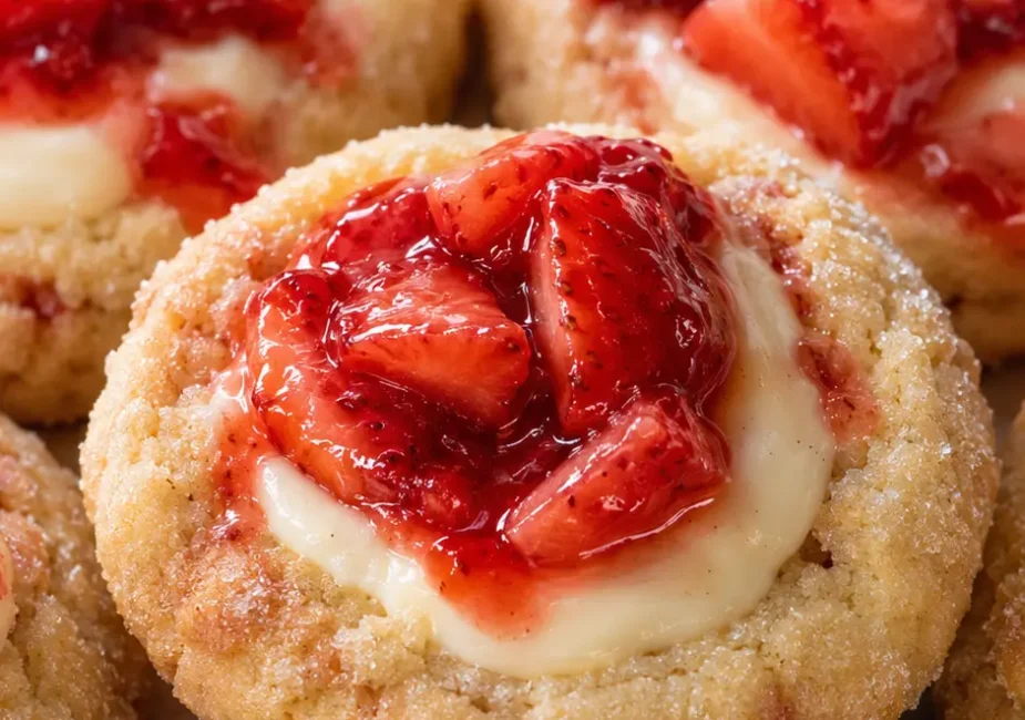Strawberry Cheesecake Cookies