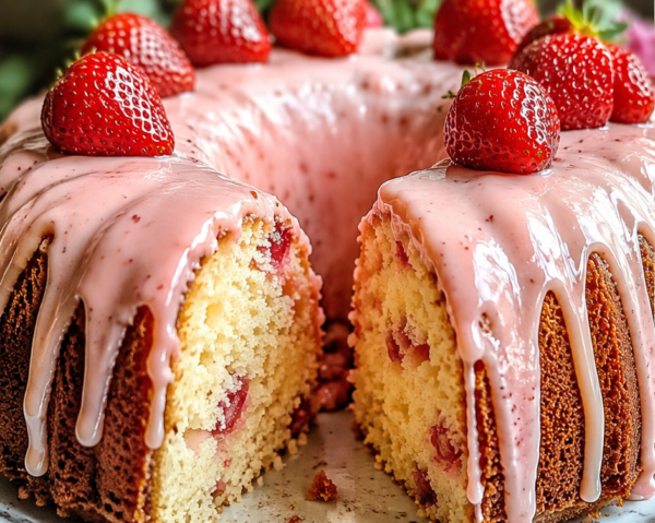 Strawberry Pound Cake Recipe