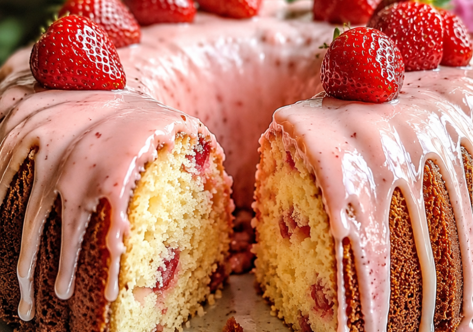 Strawberry Pound Cake Recipe