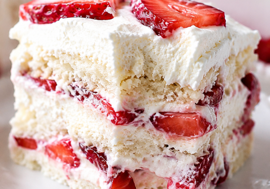 Strawberry Shortcake Icebox Cake