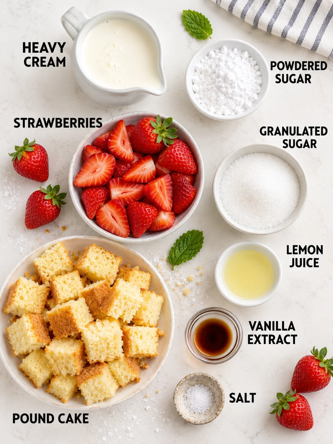 Strawberry Shortcake Ingredients You’ll Need