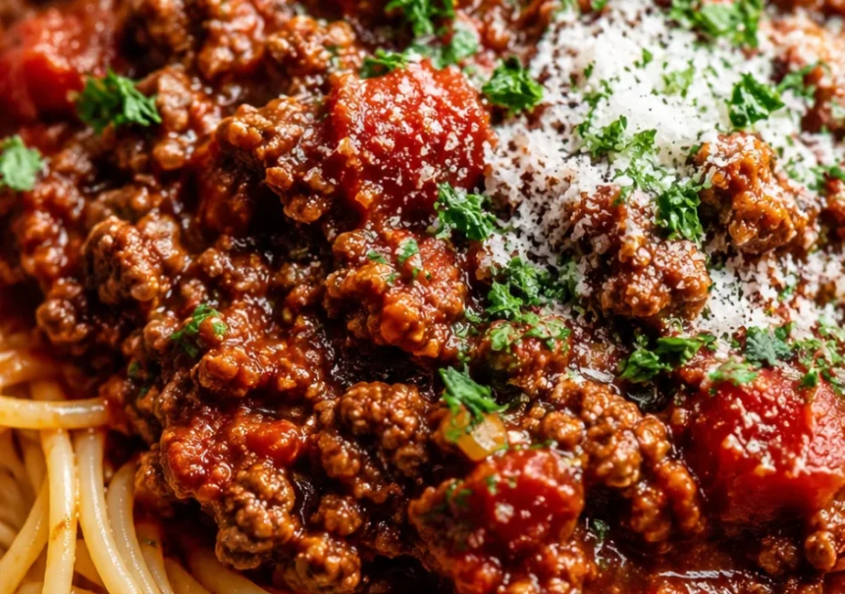 Best 30-Minute Homemade Spaghetti Meat Sauce