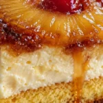 Pineapple Upside-Down Cheesecake Cake