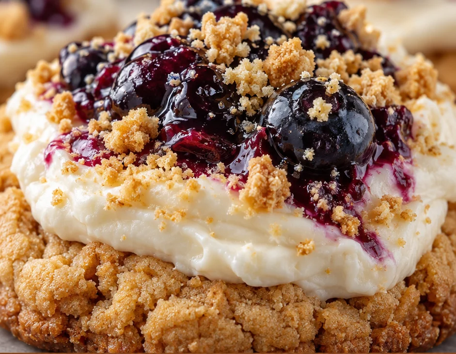 BLUEBERRY CHEESECAKE COOKIES