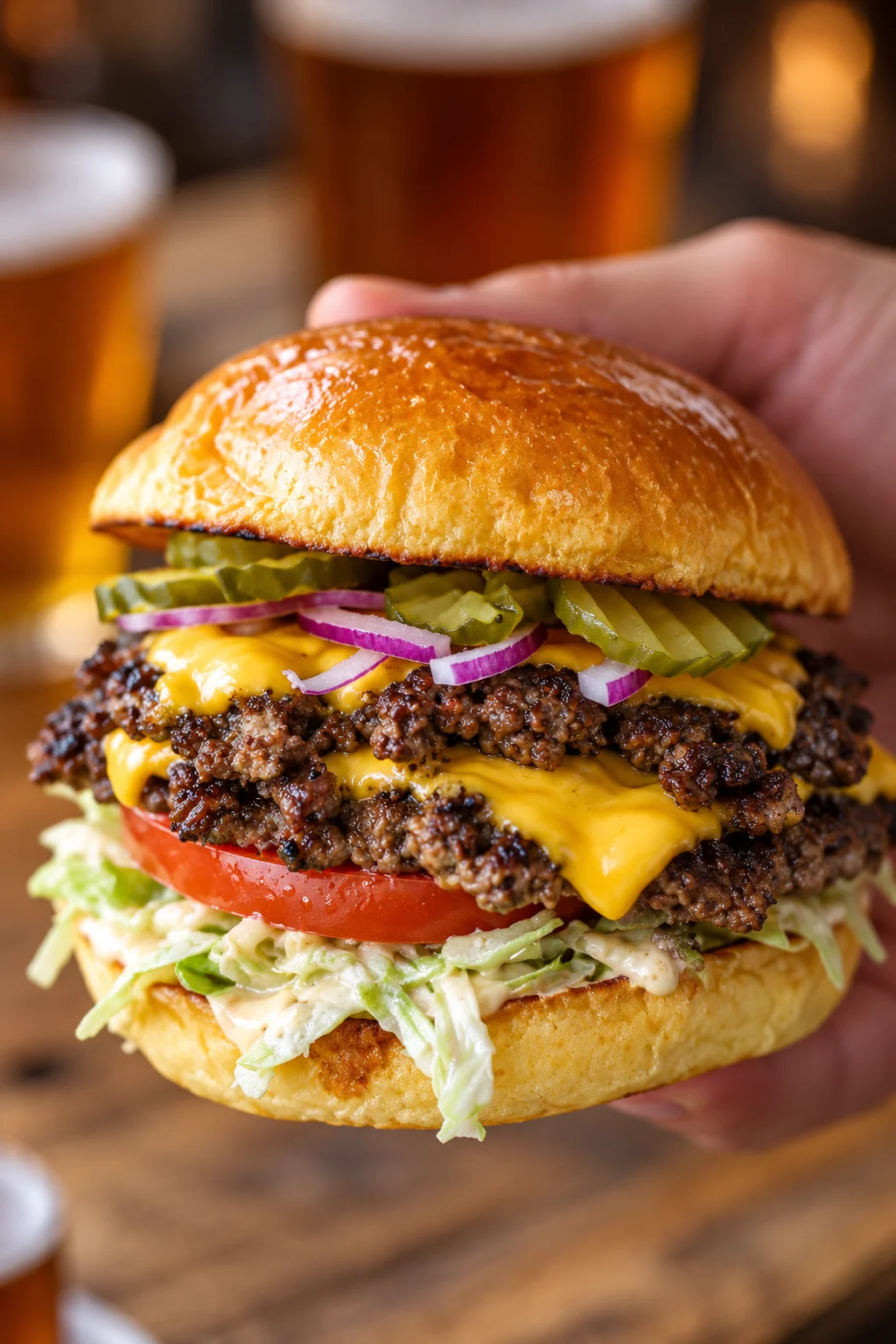 Best Crispy Smash Burger Recipe