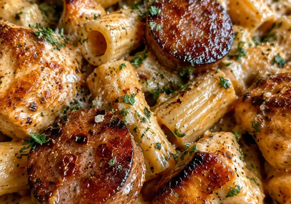Creamy Chicken & Sausage Pasta