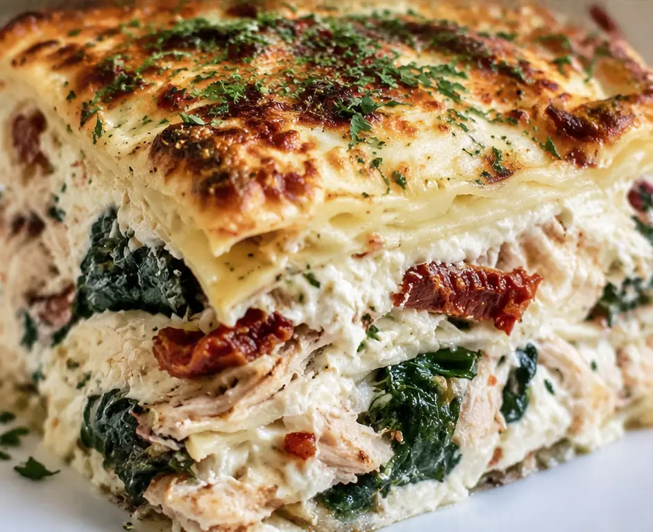 Creamy Marry Me Chicken Lasagna