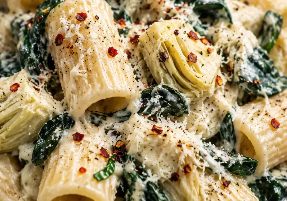 Spinach Artichoke Dip Pasta