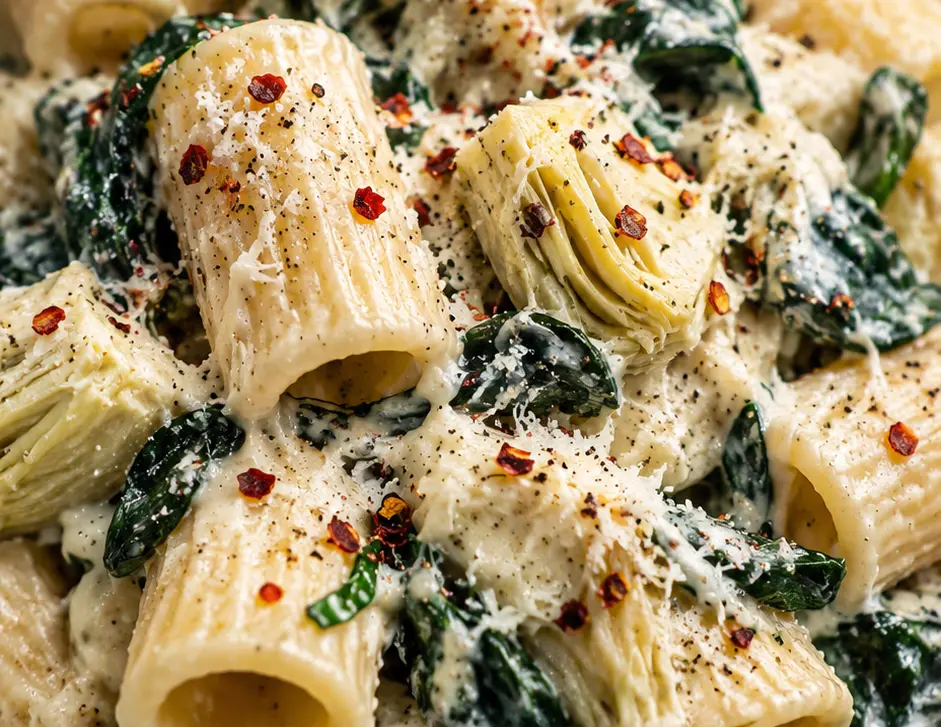Spinach Artichoke Dip Pasta