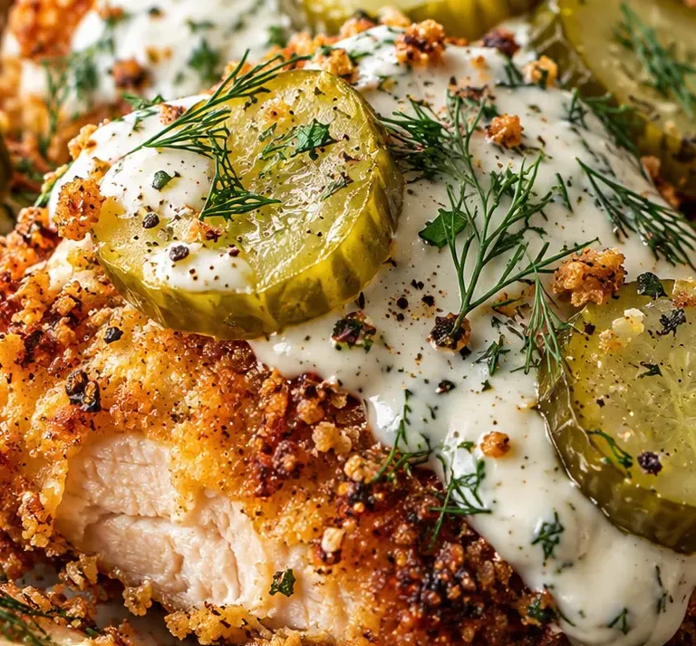 Crispy Air Fryer Dill Pickle Chicken