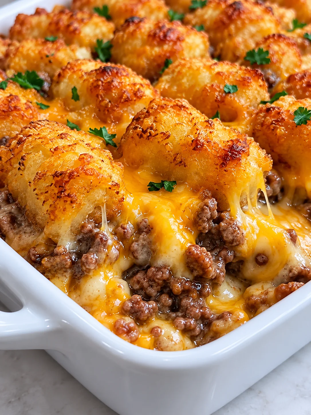 Cheesy Tater Tot Casserole